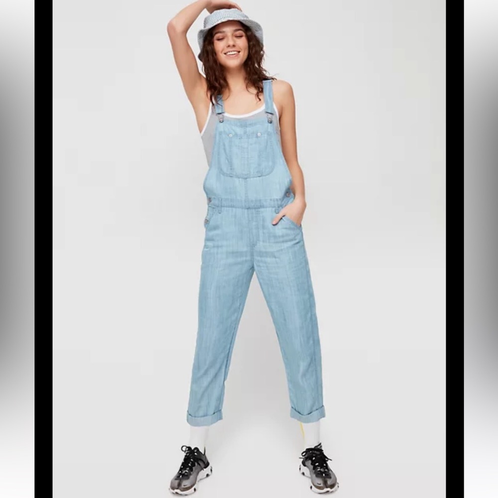 Denim overalls